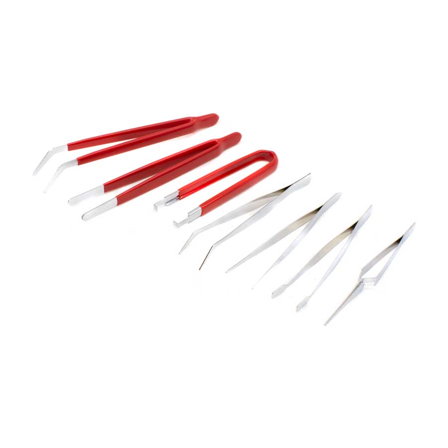 PINZAS DE PRECISION 7PZ EN BLISTERS MAKAWA MK-0834