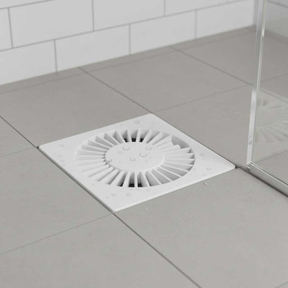 REJILLA PLASTICA 10CM X 10CM BLANCO 1841 0936