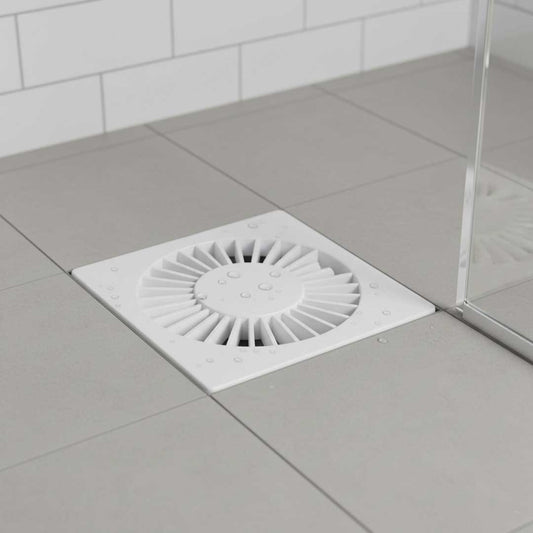 REJILLA PLASTICA 10CM X 10CM BLANCO 1841 0936