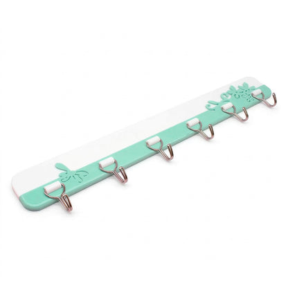 COLGADOR 6 GANCHOS METAL Y PLASTICO GM-E8202
