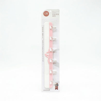 COLGADOR 6 GANCHOS METAL Y PLASTICO GM-E8202