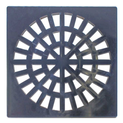 REJILLA PLASTICA 15CM X 15CM CROMADA GRAP 5503