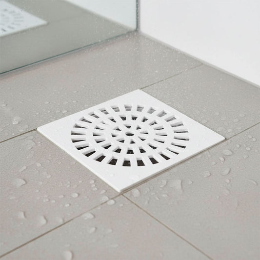 REJILLA PLASTICA 15CM X 15CM CROMADA GRAP 5503