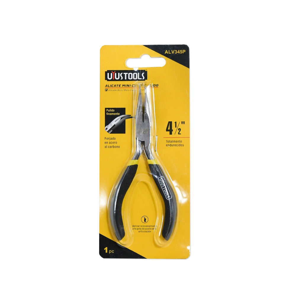 PINZA PUNTA  CURVA MINI 4 1/2″ UYUST ALV345P
