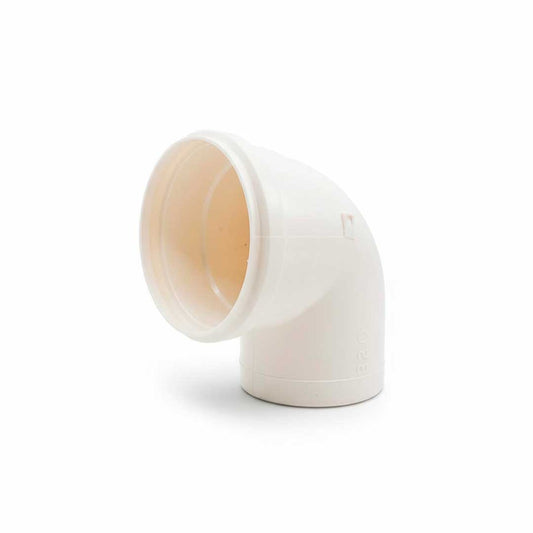 CODO 90 GRADOS 100MM BLANCO DE PVC KRONA K-619