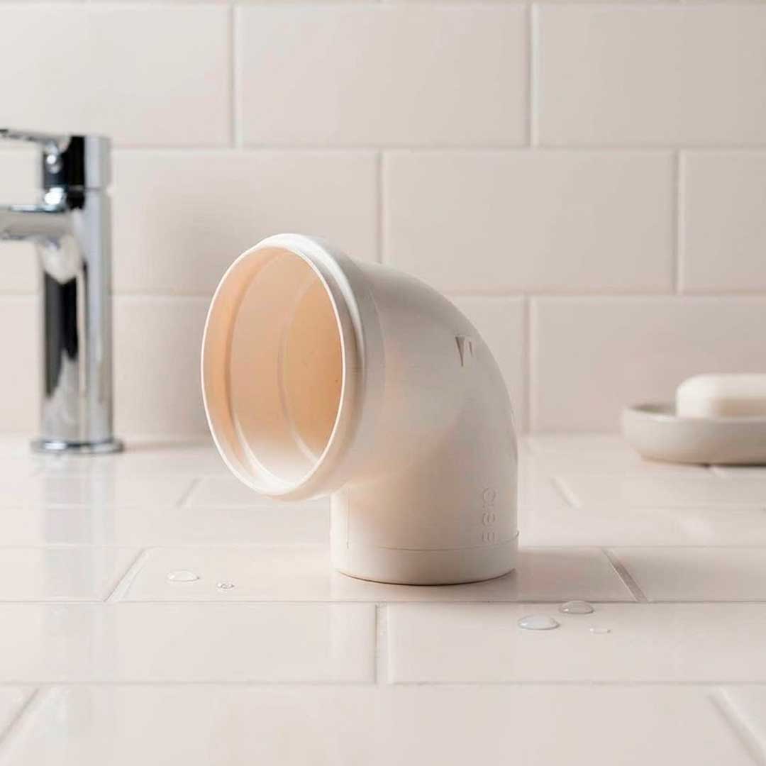 CODO 90 GRADOS 100MM BLANCO DE PVC KRONA K-619