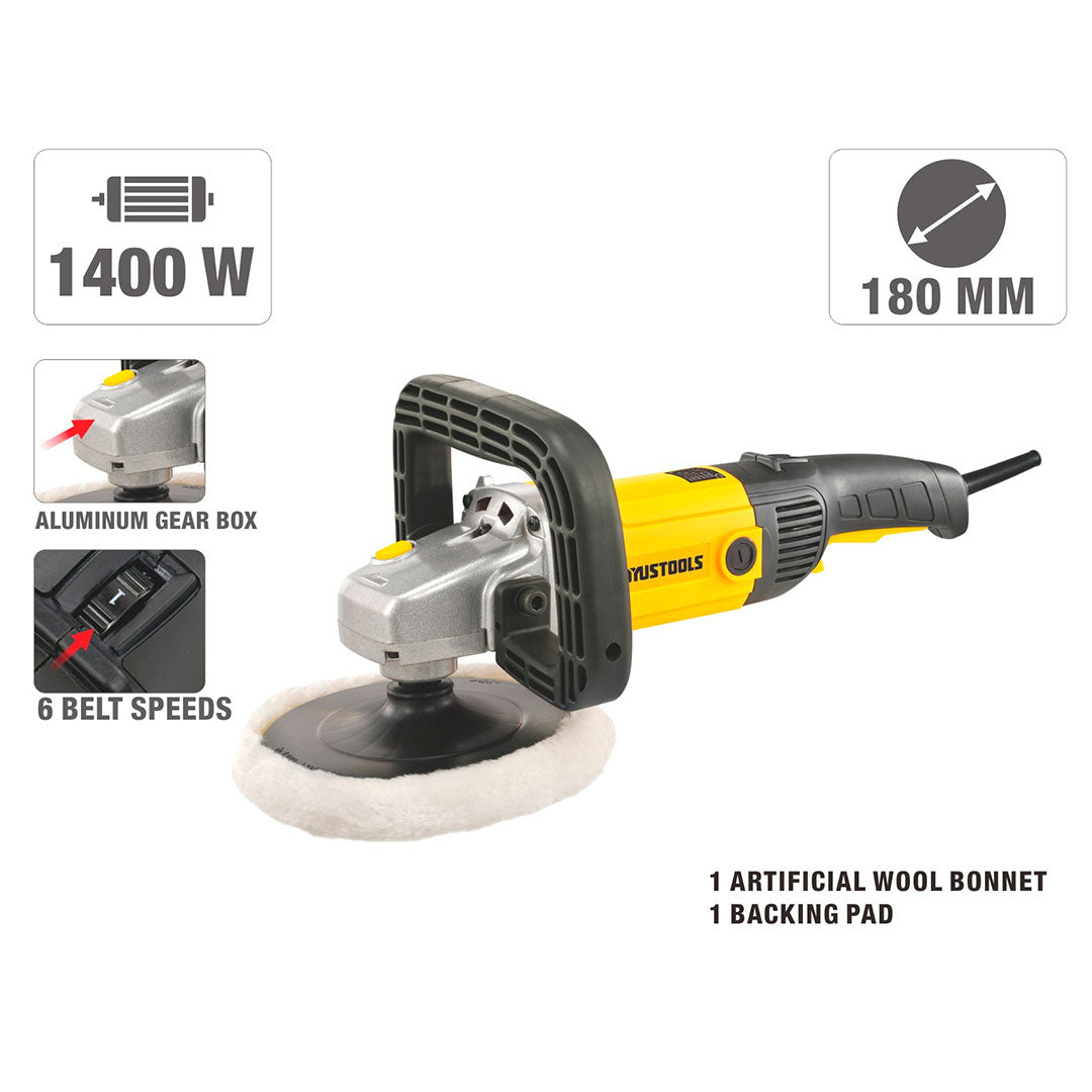 PULIDORA 180MM 1400W UYUSTOOLS UY-PLF180