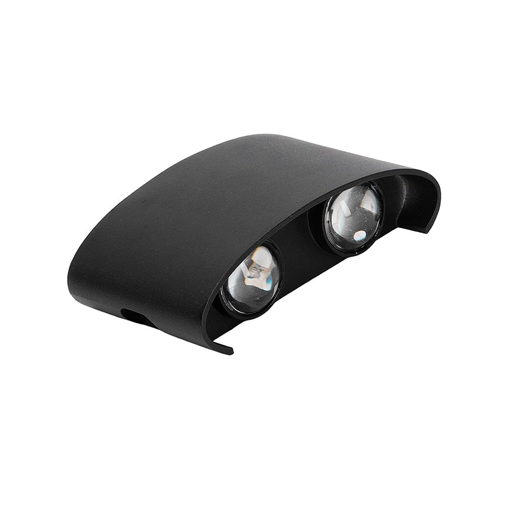 LUMINARIA BIDIRECCIONAL NEGRA 2 LUCES LH-3864
