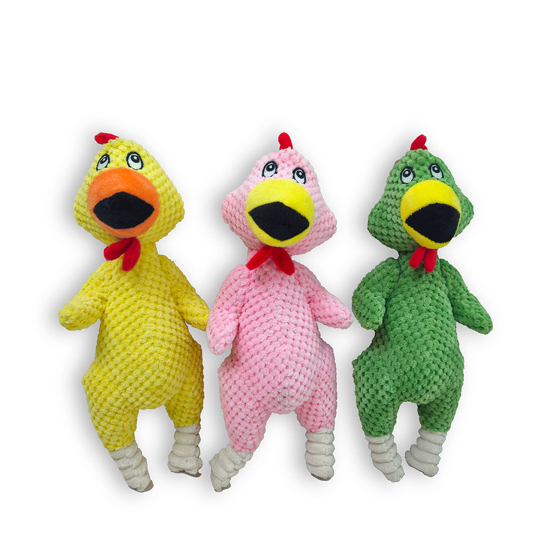 JUGUETE DE PELUCHE PARA MASCOTA TIPO GALLO LH-3334