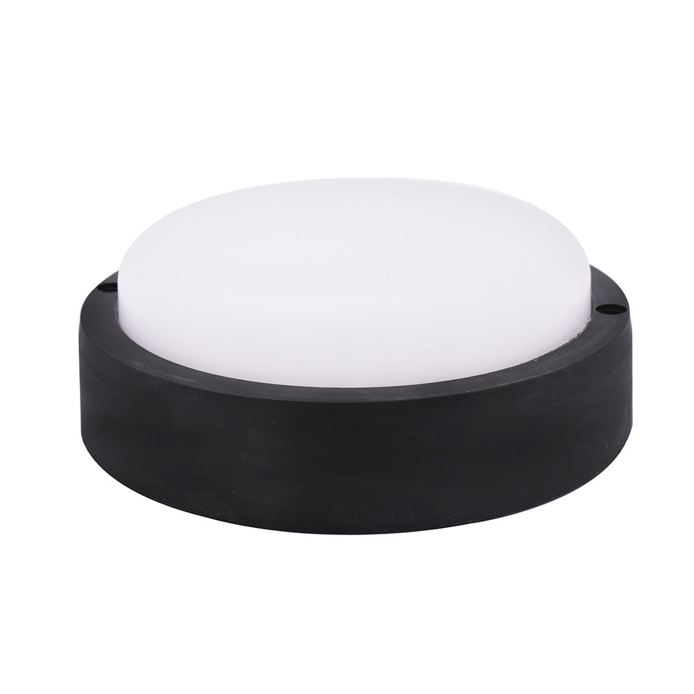 TORTUGA LED 8W NEGRA REDONDA FRIA 6500K LH-2755