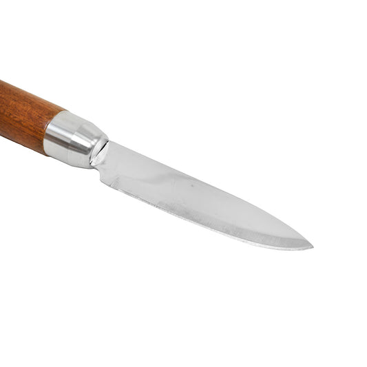 CUCHILLO PELADOR DE VEGETALES MANGO MADERA LH-3773