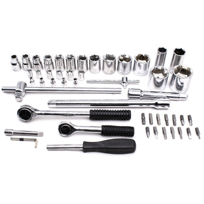 JUEGO DE DADO 1/2”-1/4” 52PZ 4-32M AIWA LH-407
