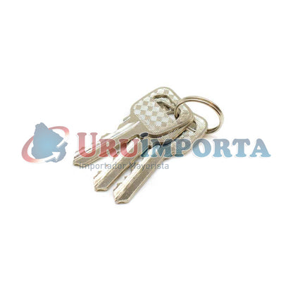 CERRADURA POMO PLATEADO REDONDO EN BLISTER LH-1848