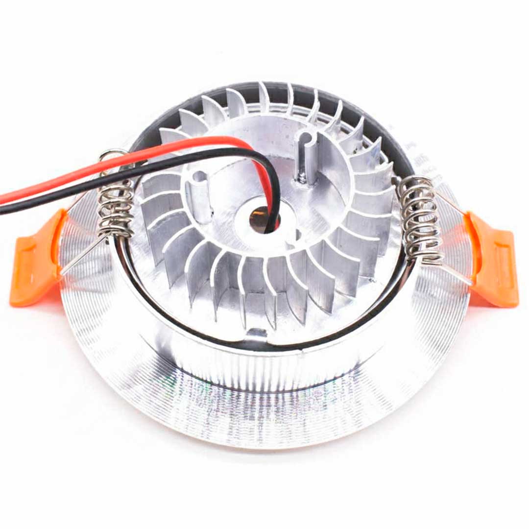 SPOT LED ARTICULADO 3W 8CM PLATEADO LH-1903
