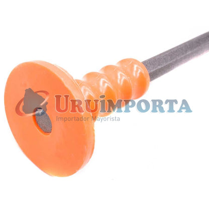PUNTA HIERRO 12″ CON PUNO ANARANJADO LH-551