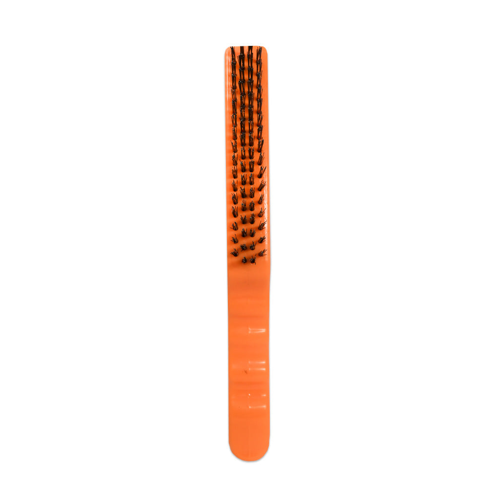 CEPILLO DE ACERO MANGO PLSTICO NARANJA LH-1431