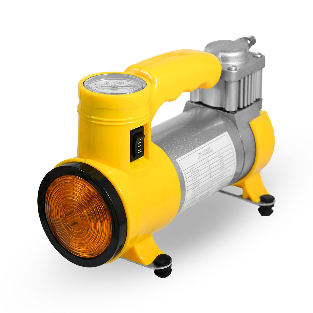 COMPRESOR 12V 2 EN 1 120PSI CON LUZ HX-302 LH-1736