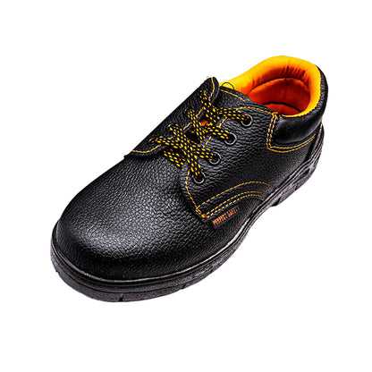 ZAPATO NEGRO/NARANJA PARA TRABAJO LH-1423