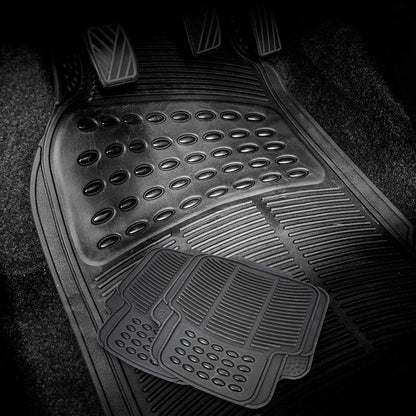 ALFOMBRA DE AUTO 4PZ DE GOMA REFORZADA LH-1072