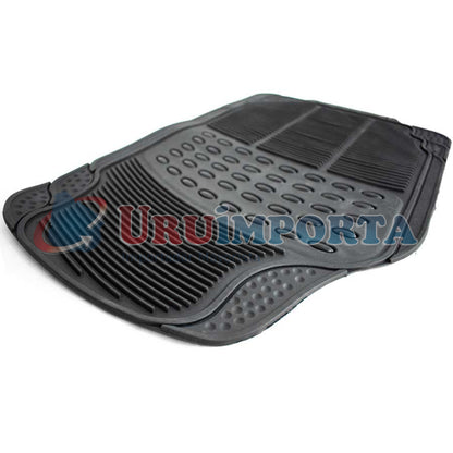 ALFOMBRA DE AUTO 4PZ DE GOMA REFORZADA LH-1072