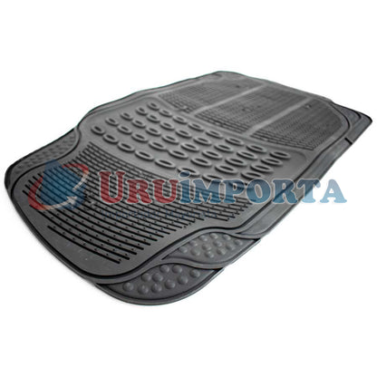 ALFOMBRA DE AUTO 4PZ DE GOMA REFORZADA LH-1072