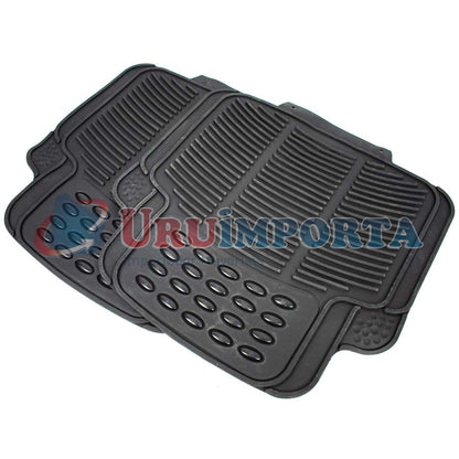 ALFOMBRA DE AUTO 4PZ DE GOMA REFORZADA LH-1072
