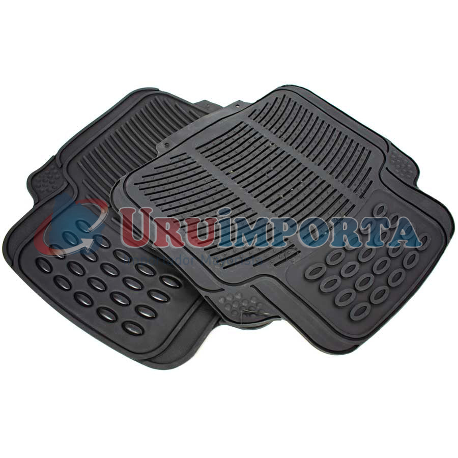 ALFOMBRA DE AUTO 4PZ DE GOMA REFORZADA LH-1072