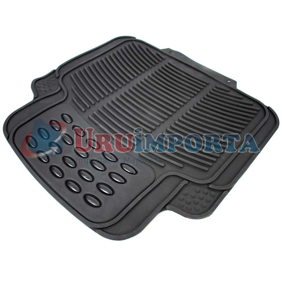 ALFOMBRA DE AUTO 4PZ DE GOMA REFORZADA LH-1072