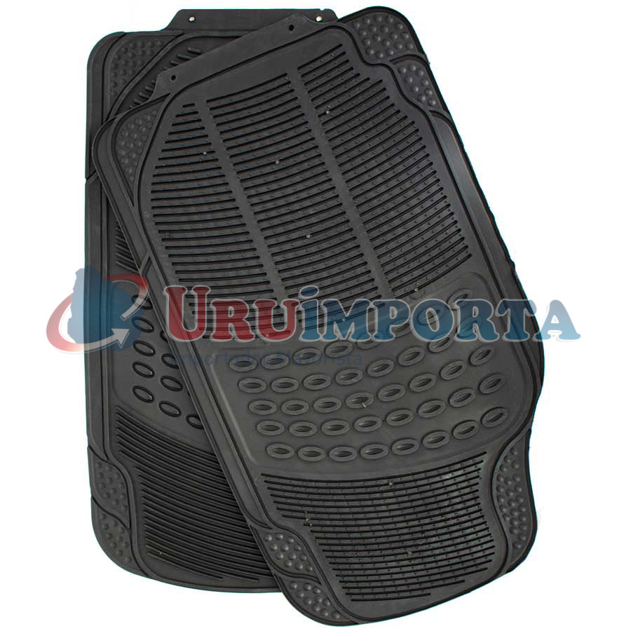 ALFOMBRA DE AUTO 4PZ DE GOMA REFORZADA LH-1072
