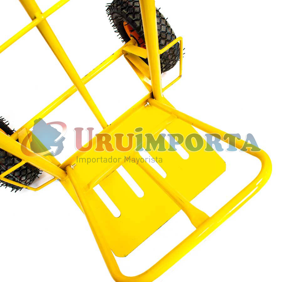 CARRO DE CARGA REFORZADO COLOR NARANJA LH-614