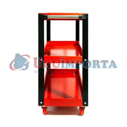 CARRO METALICO C/TRES BANDEJAS P/MECANICO