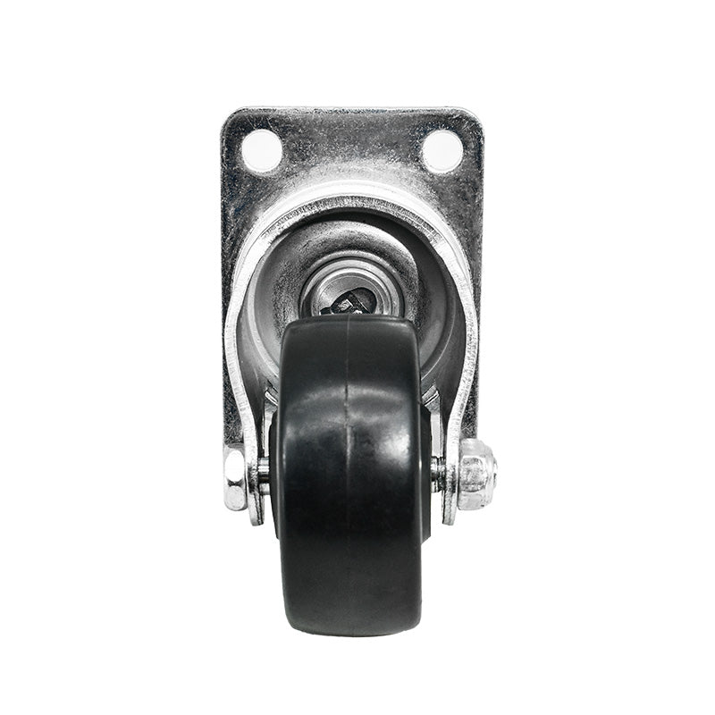 RUEDA NEGRA BASE METALICA 2″ GIRATORIA LH-565