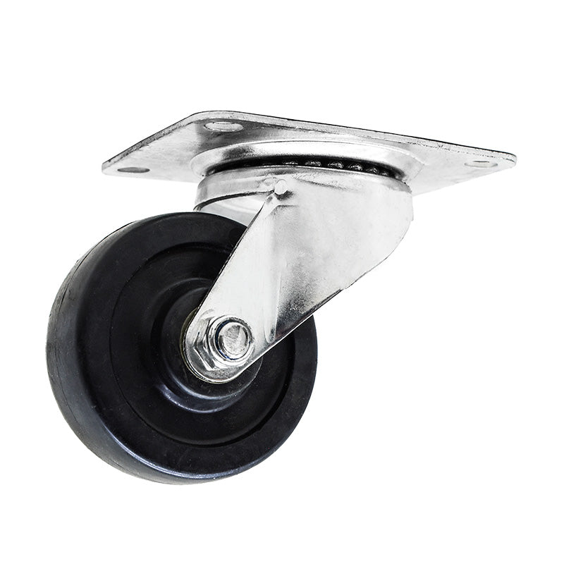 RUEDA NEGRA BASE METALICA 3″ GIRATORIA LH-567