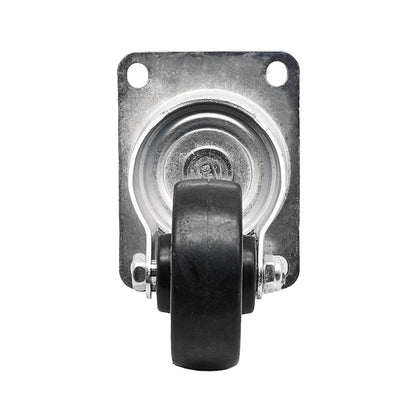RUEDA NEGRA BASE METALICA 3″ GIRATORIA LH-567