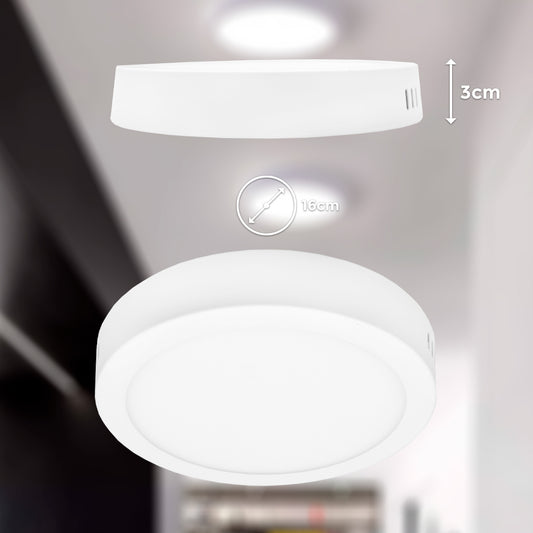 PLAFON 12W REDONDO LUZ CALIDA LED LIFE LH-1780