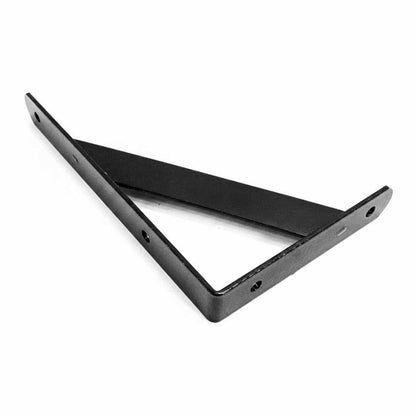 SOPORTE METALICO NEGRO 25X16 CM P/ESTANTE LH-2937