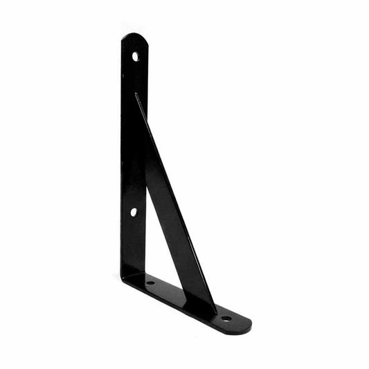 SOPORTE METALICO NEGRO 25X16 CM P/ESTANTE LH-2937