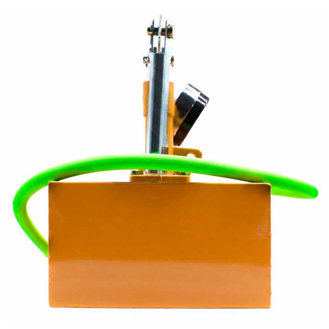 BACUOMETRO DE SANITARIO METALICO AMARILLO LH-735