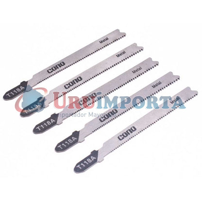 HOJA PARA SIERRA CALADORA 5 PZ METAL T118A LH-1520