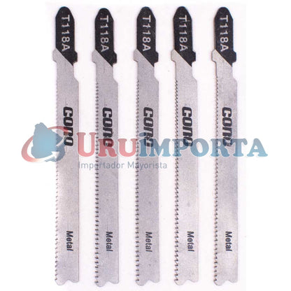 HOJA PARA SIERRA CALADORA 5 PZ METAL T118A LH-1520