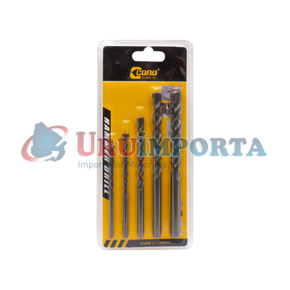 MECHA P/CONCRETO 5PZ 4-5-6-8-10MM COROTOOLS LH1508