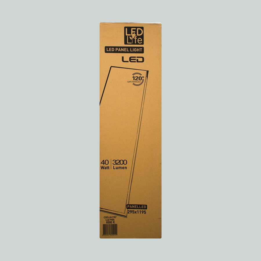 ARTEFACTO LED 40W 120X30CM LUZ CAL LED LIFE LH1768
