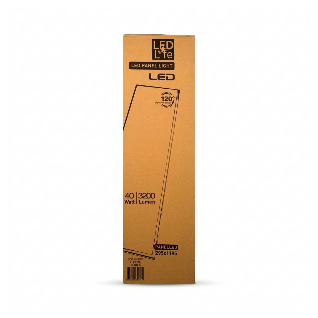 ARTEFACTO LED 40W 120X30CM LUZ FRI LED LIFE LH1767
