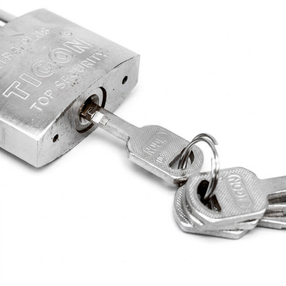CANDADO TIGON TIPO PLATEADO 50MM LH-335