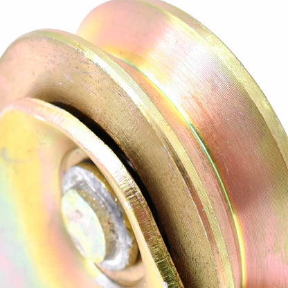 RUEDA PARA PORTON 60X17MM CON BASE LH-2489