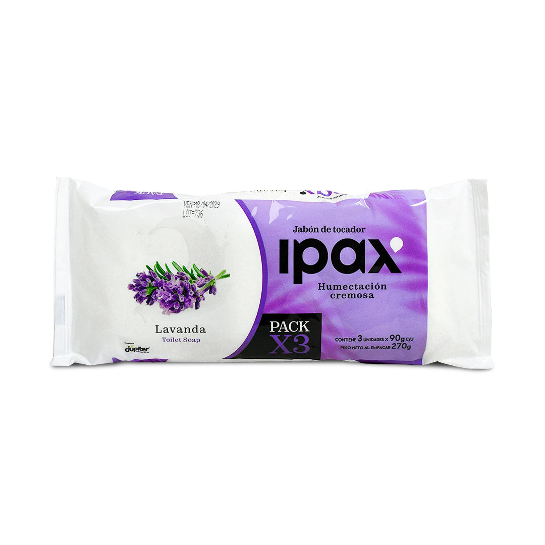 JABON DE TOCADOR LAVANDA PACK 3 UNIDADES 1175