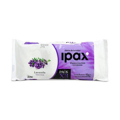 JABON DE TOCADOR LAVANDA PACK 3 UNIDADES 1175
