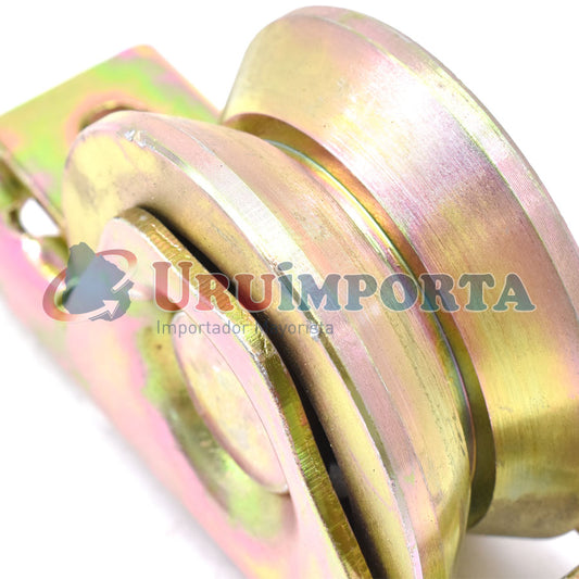 RUEDA PARA PORTON  60X26MM CON SOPORTE LH-2483