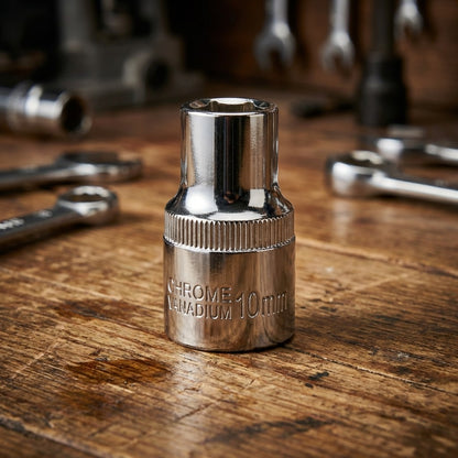 DADO 10MM 1/2” CROMADO KAMASA KM-809