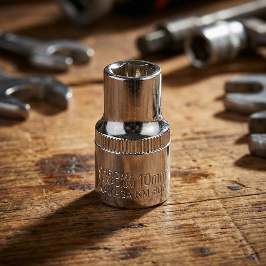 DADO 10MM 1/2” CROMADO KAMASA KM-809